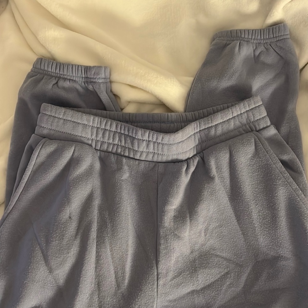 blue sweatpants